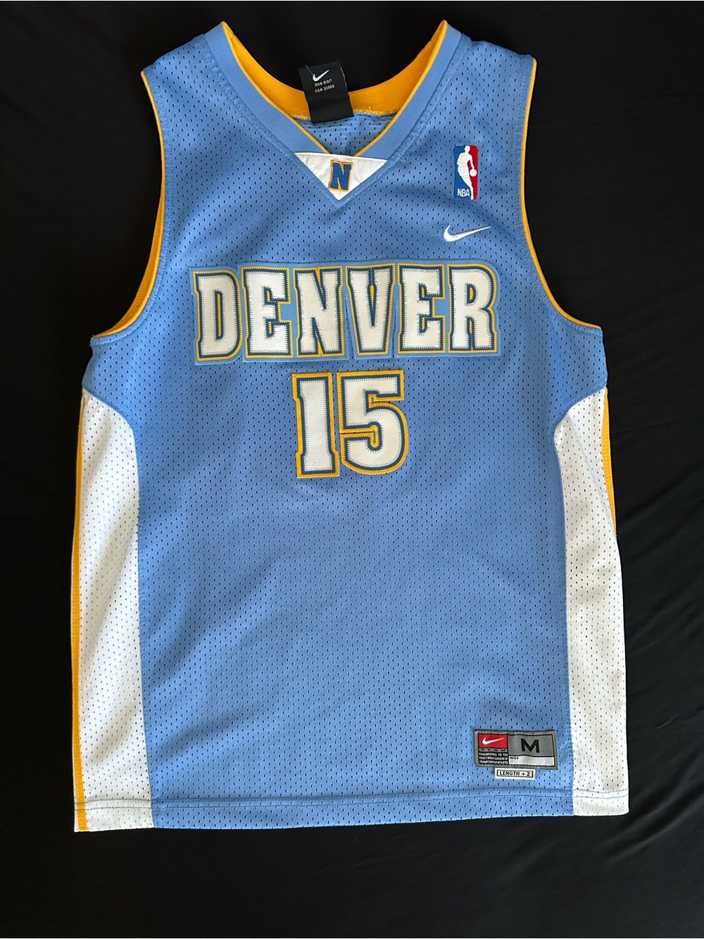 Vintage Nike Carmelo Anthony Denver Nuggets Jersey.